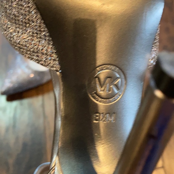 Michael Kors Silver Sparkly Heels - Picture 9 of 14